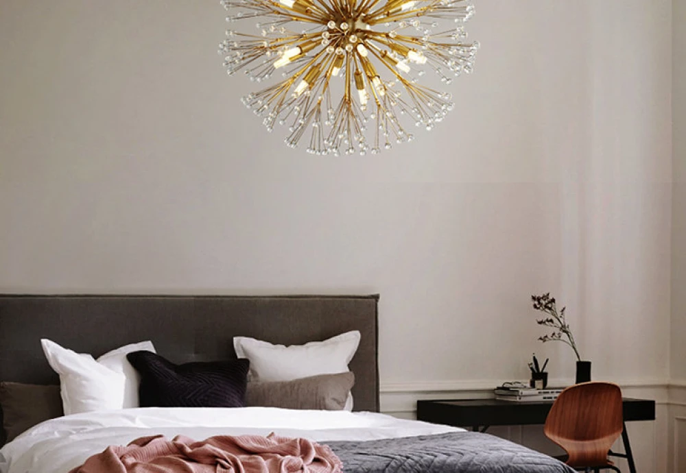 crystal dandelion chandelier